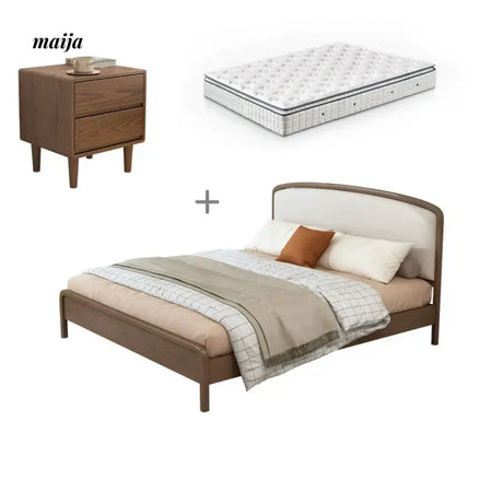 FUYUKI Jacksonville Solid Wood Bed from FUYUKI