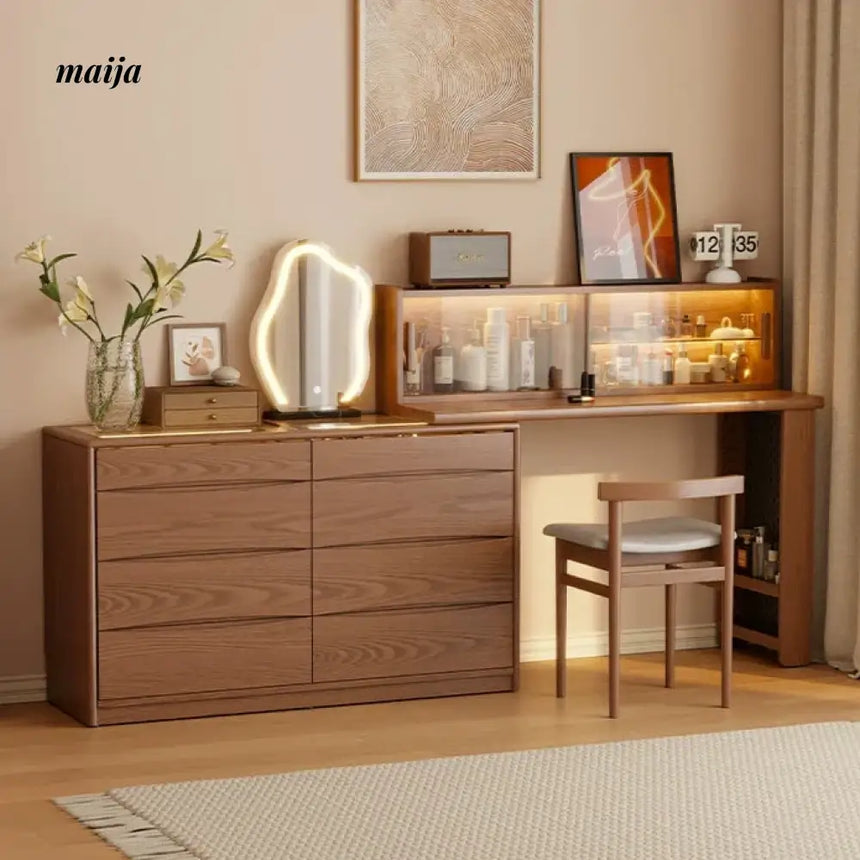 FUYUKI Huntsville Solid Wood Dressing Table from FUYUKI