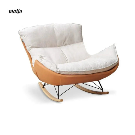 GENJI Eggshell Rocking Chair from GENJI