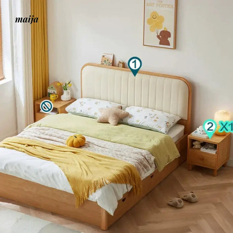 LINSYKIDS Celia Soft Headboard Children's Bed from LINSY KIDS