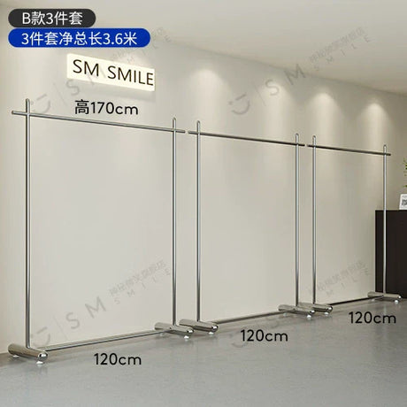 SM Henry Stainless Steel Clothing Hanger Stand from SM