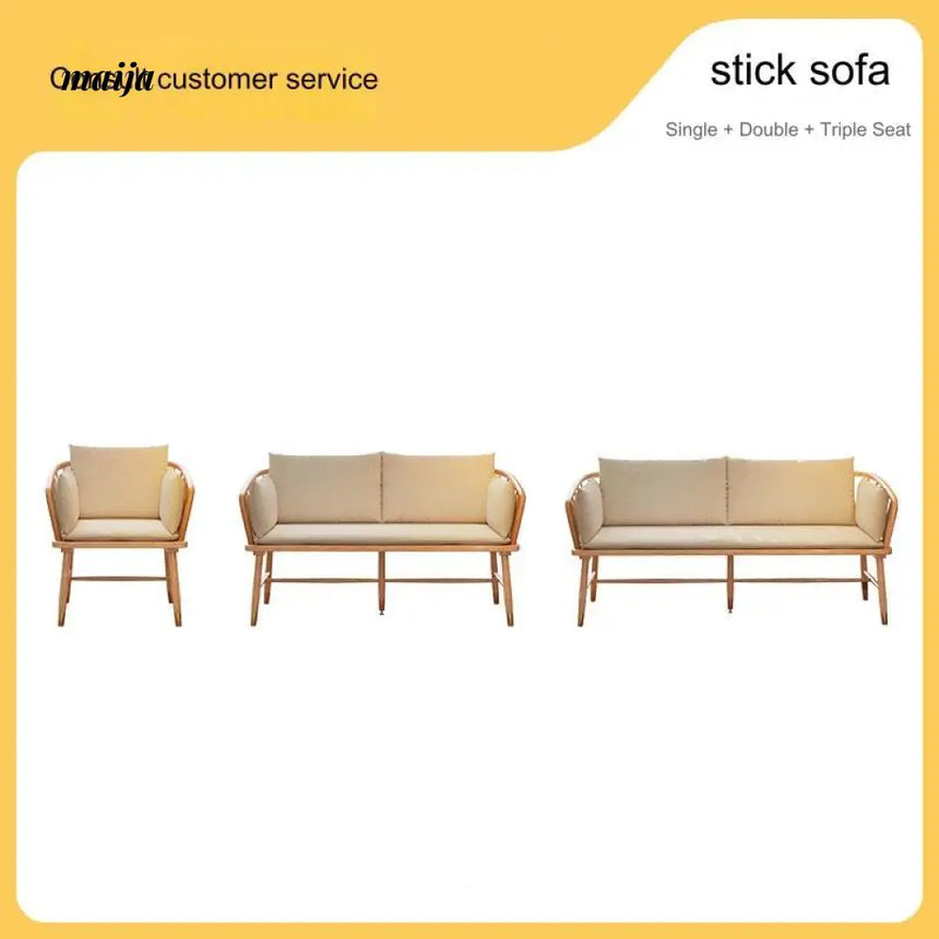 Candace Small Solid Wood Sofa from maija