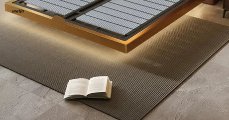 Gianluca Suspended Leather Bed from Kaiyashi