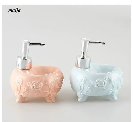 KULE HOME Scandinavian Ceramic Shampoo and Shower Gel Bottle from KULE HOME