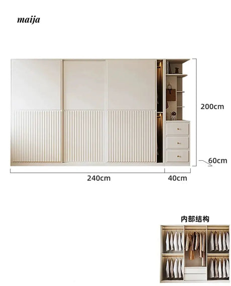 Castaneda Sliding Door Wardrobe from maija