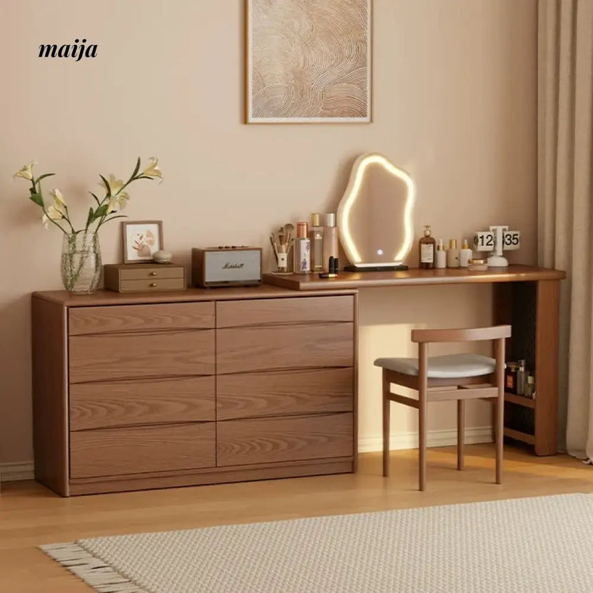 FUYUKI Huntsville Solid Wood Dressing Table from KENZAKI