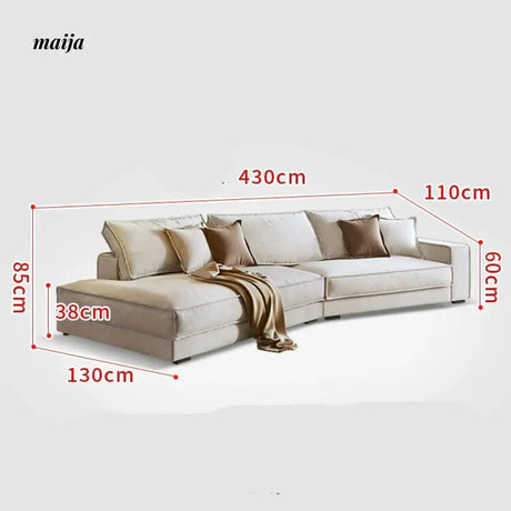 YS Budapest Frosted Large Corner Sofa from YS