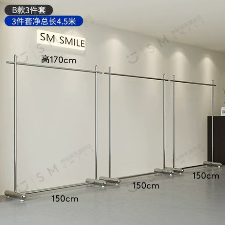 SM Henry Stainless Steel Clothing Hanger Stand from SM