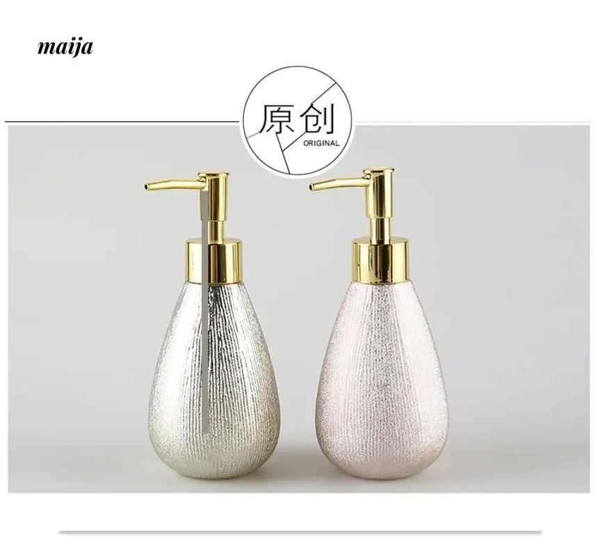 KULE HOME Minimalist Ceramic Hand Sanitizer Bottle from KULE HOME