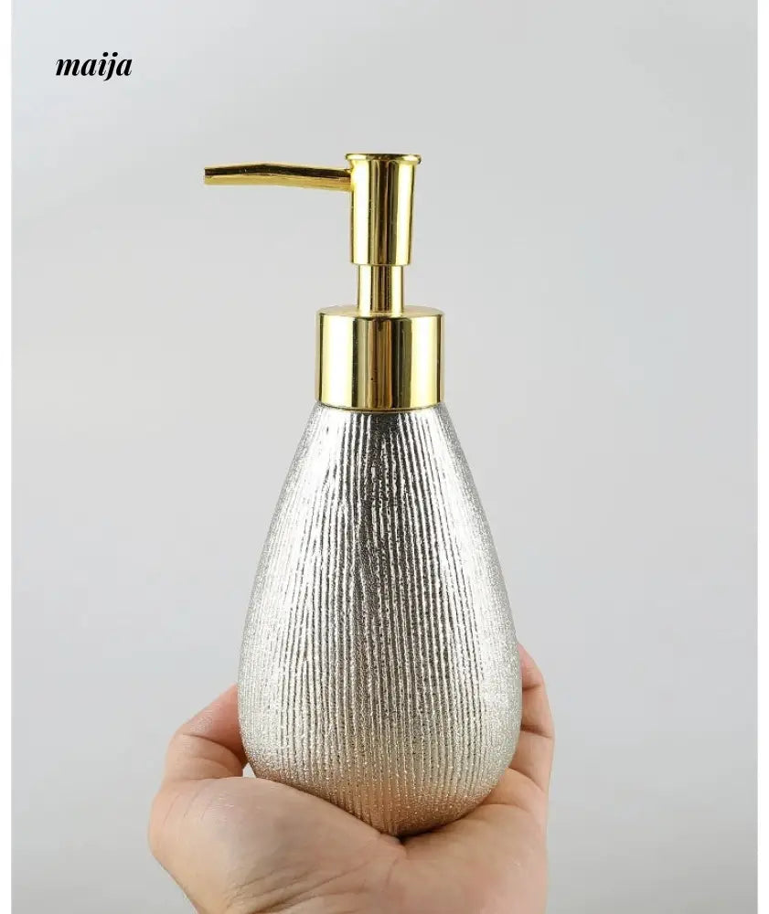 KULE HOME Minimalist Ceramic Hand Sanitizer Bottle from KULE HOME