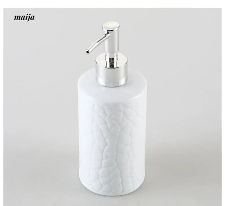 KULE HOME Ice Crack Ceramic Lotion and Shampoo Bottle from KULE HOME