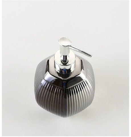 KULE HOME Wavy Fin Ceramic Scandinavian Hand Sanitizer Bottle from KULE HOME