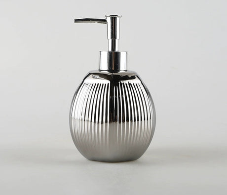KULE HOME Wavy Fin Ceramic Scandinavian Hand Sanitizer Bottle from KULE HOME