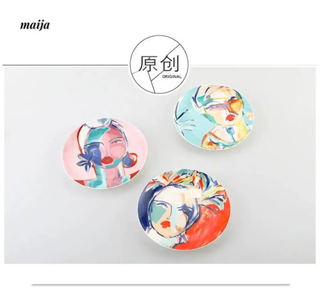 KULE HOME Nordic Ceramic Decorative Plate from KULE HOME