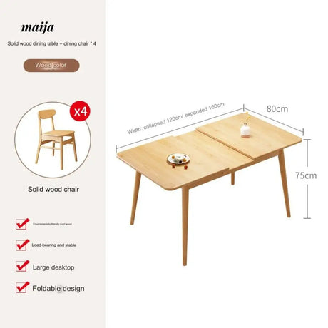 FUYUKI Extendable Dining Table from FUYUKI