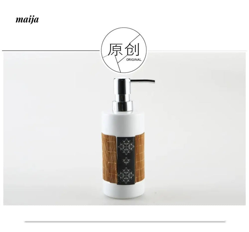 KULE HOME Retro Ceramic Hand Sanitizer and Lotion Bottle from KULE HOME