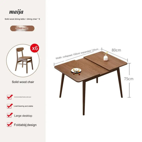 FUYUKI Extendable Dining Table from FUYUKI