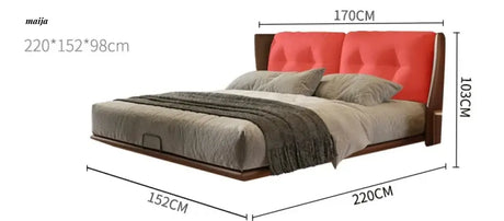 Conway Suspended Leather Bed from Kaiyashi