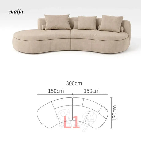 NAVI Emelie Curve Sofa from maija