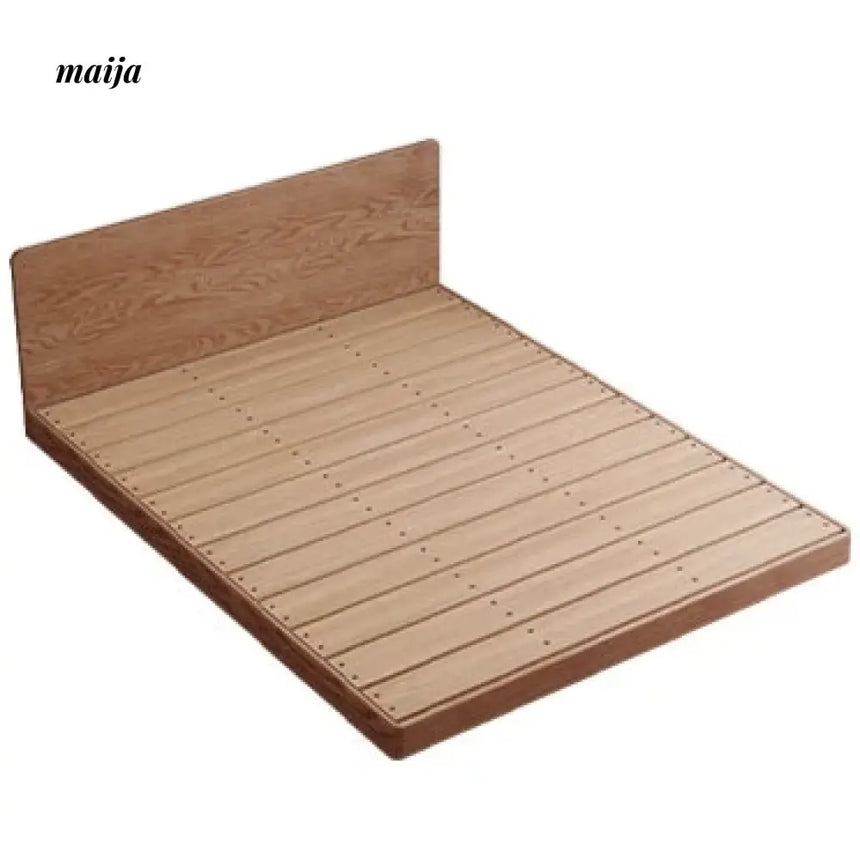 Japanese Tatami Solid Wood Platform Bed from AI