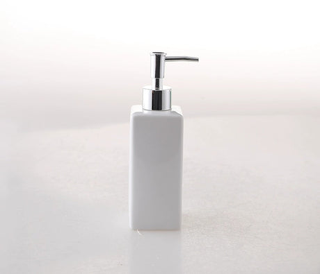 KULE HOME Square Ceramic Lotion Bottle for Bathroom from KULE HOME
