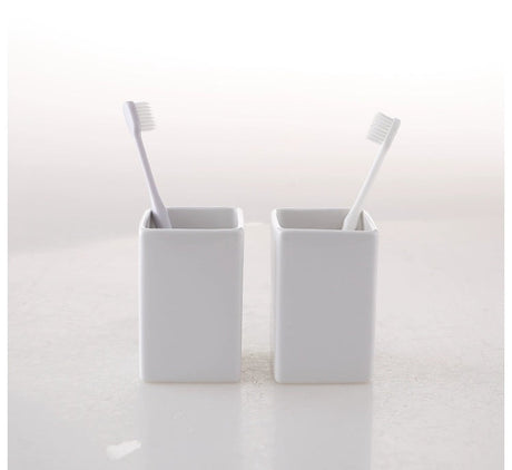 KULE HOME Square Ceramic Lotion Bottle for Bathroom from KULE HOME