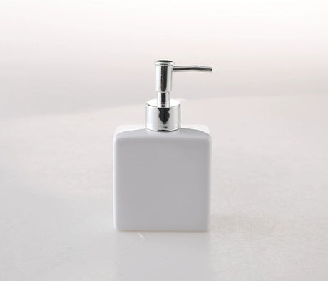 KULE HOME Square Ceramic Lotion Bottle for Bathroom from KULE HOME