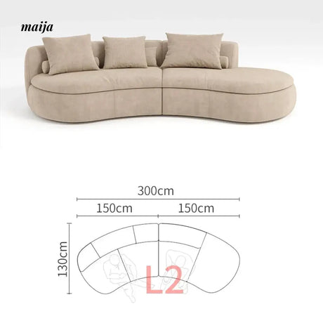 NAVI Emelie Curve Sofa from NAVI
