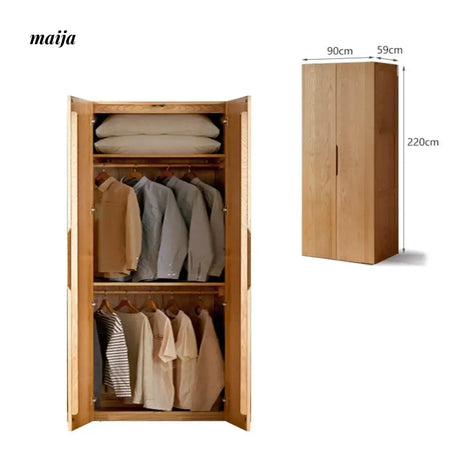 GENJI Brittney Solid Wood Wardrobe from GENJI