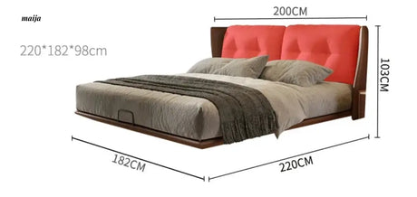 Conway Suspended Leather Bed from Kaiyashi