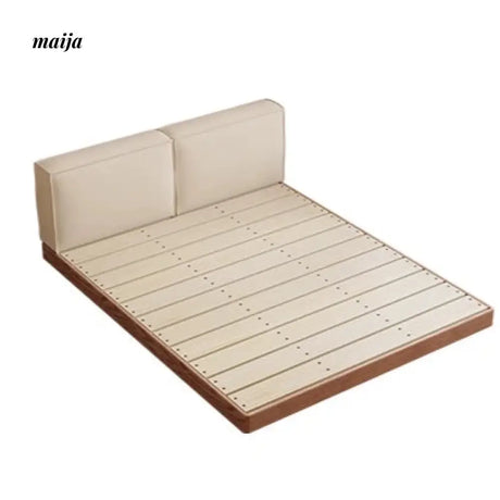 Japanese Tatami Solid Wood Platform Bed from AI