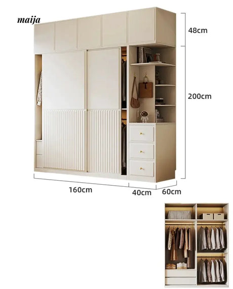 Castaneda Sliding Door Wardrobe from maija