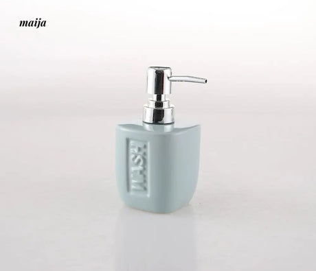 KULE HOME Pastel Ceramic Lotion Bottle for Bathroom from KULE HOME