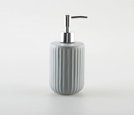 KULE HOME Stripe Ceramic Lotion and Hand Soap Bottle from KULE HOME