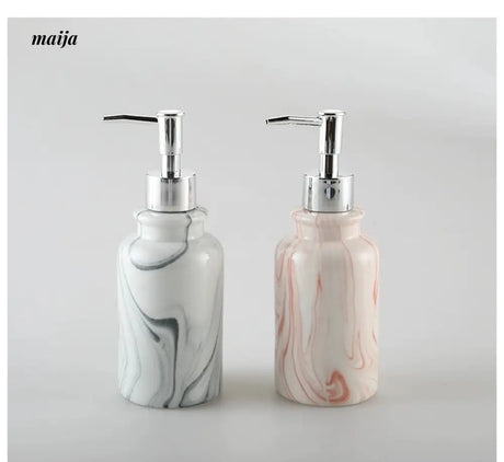 KULE HOME Marble Ceramic Lotion and Soap Dispenser from KULE HOME