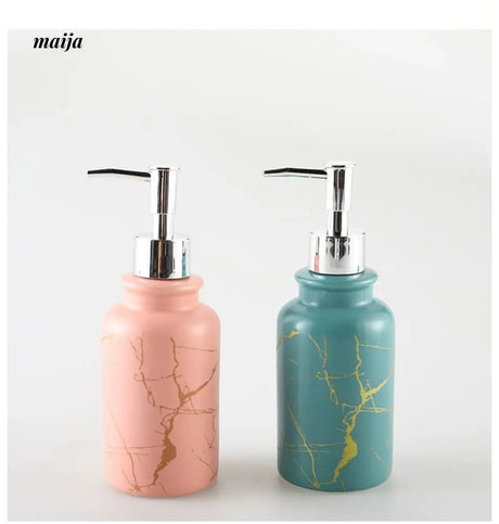 KULE HOME Marble Ceramic Lotion and Soap Dispenser from KULE HOME