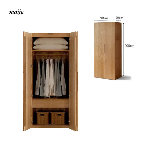 GENJI Brittney Solid Wood Wardrobe from GENJI