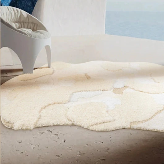 KENZAKI Sakura Snow Washable Rug from KENZAKI