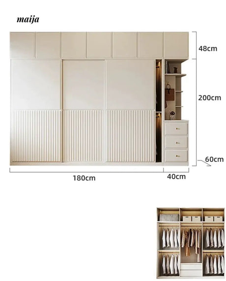 Castaneda Sliding Door Wardrobe from maija
