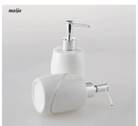 KULE HOME Minji Ceramic Lotion Bottle for Bathroom from KULE HOME
