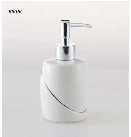KULE HOME Minji Ceramic Lotion Bottle for Bathroom from KULE HOME