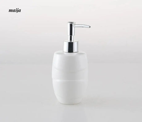 KULE HOME Minji Ceramic Lotion Bottle for Bathroom from KULE HOME