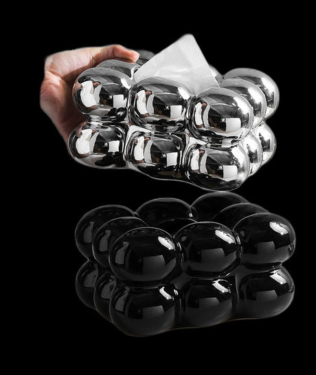COLLECT TIME Black Paper Tissue Box for Coffee Table from COLLECT TIME