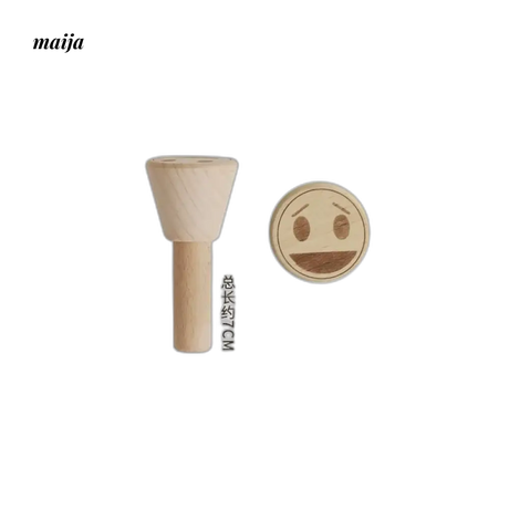 OGI NO RYOHIN Colorful Cave Panel Accessories Wooden Hooks from OGI NO RYOHIN