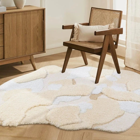 KENZAKI Sakura Snow Washable Rug from KENZAKI