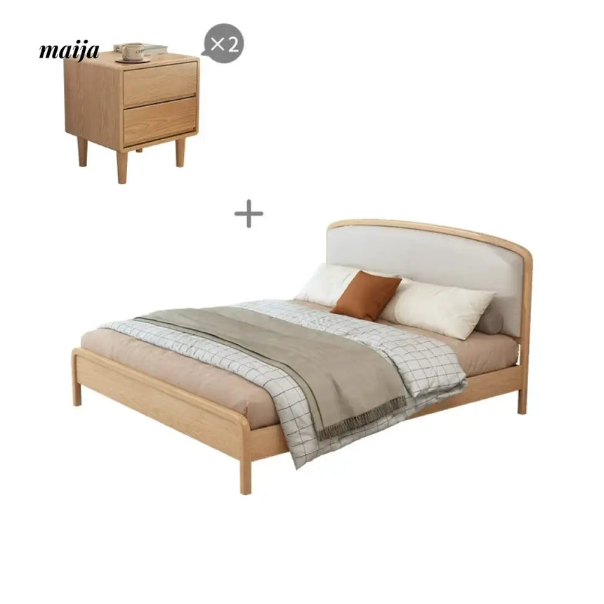 FUYUKI Jacksonville Solid Wood Bed from FUYUKI