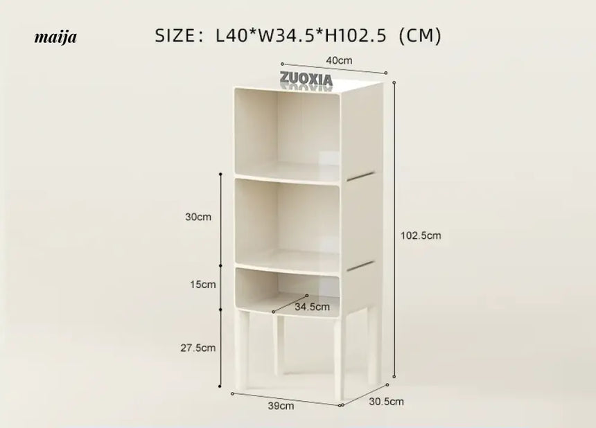 LOWERLEFT Acrylic Minimalist Bedroom Cabinet from HOBBYTREE