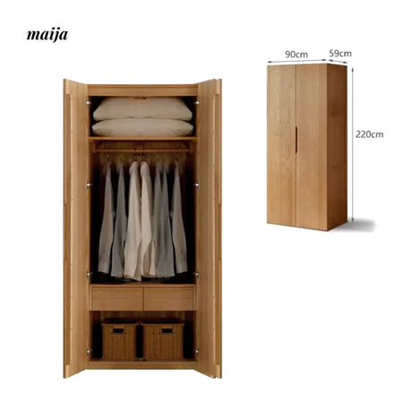 GENJI Brittney Solid Wood Wardrobe from GENJI