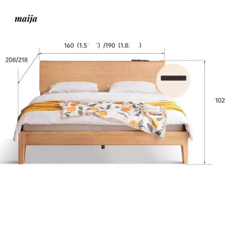 GENJI Arabella Solid Wood Bed from GENJI