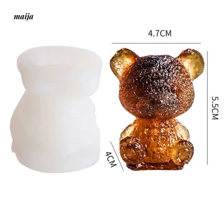 BANKE Coffee Silicone Mold with Little Bears from BANKE